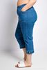 Picture of PULL UP HIGHLY STRETCH CAPRI